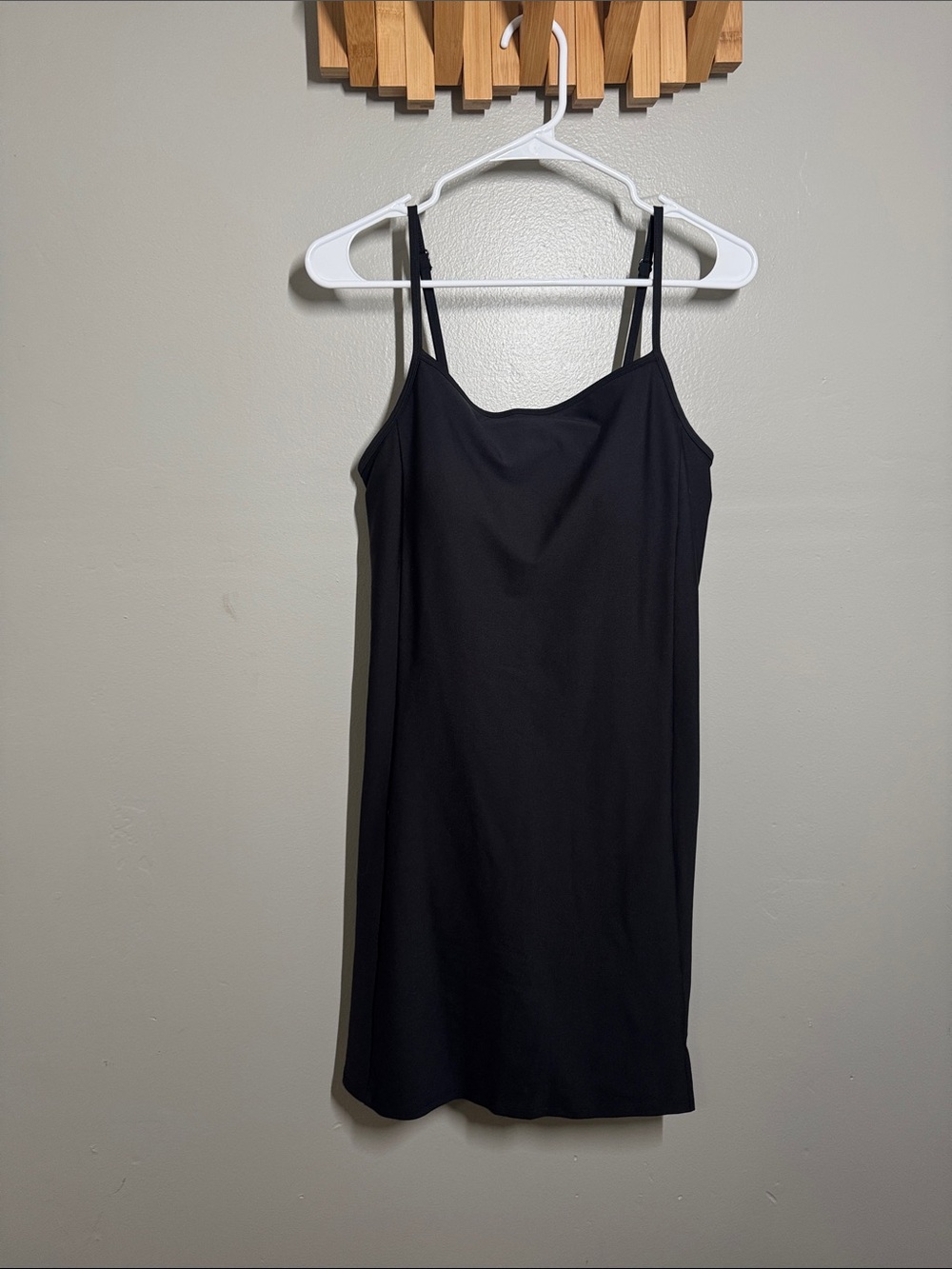 Old Navy Black Slip Dress with Thin Straps